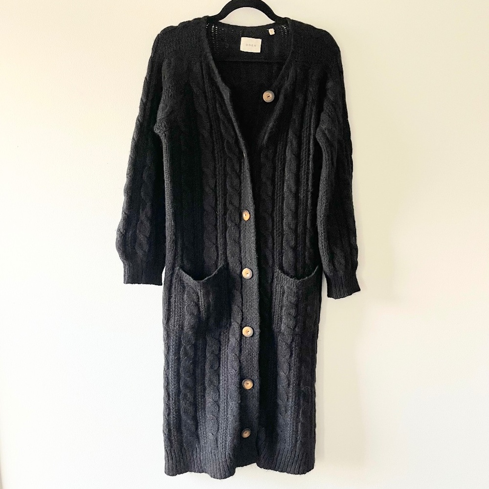 *RESERVED* Dôen 'Mesa' Cardigan Sweater, Black, XS - Picture 2 of 15